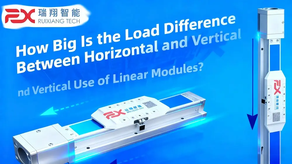 How Big Is the Load Difference Between Horizontal and Vertical Use of Linear Modules?